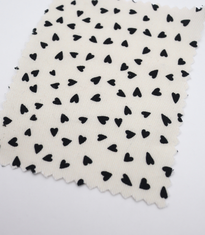 【25SS-047】ハートプリントツイル　/0.5ｙあたり=～885円