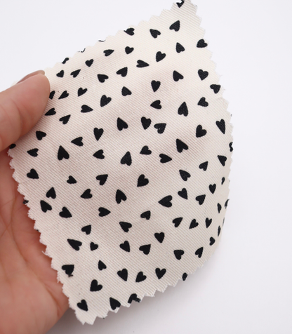 【25SS-047】ハートプリントツイル　/0.5ｙあたり=～885円