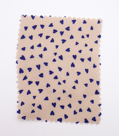 【25SS-047】ハートプリントツイル　/0.5ｙあたり=～885円