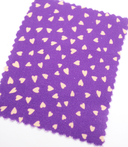 【25SS-047】ハートプリントツイル　/0.5ｙあたり=～885円
