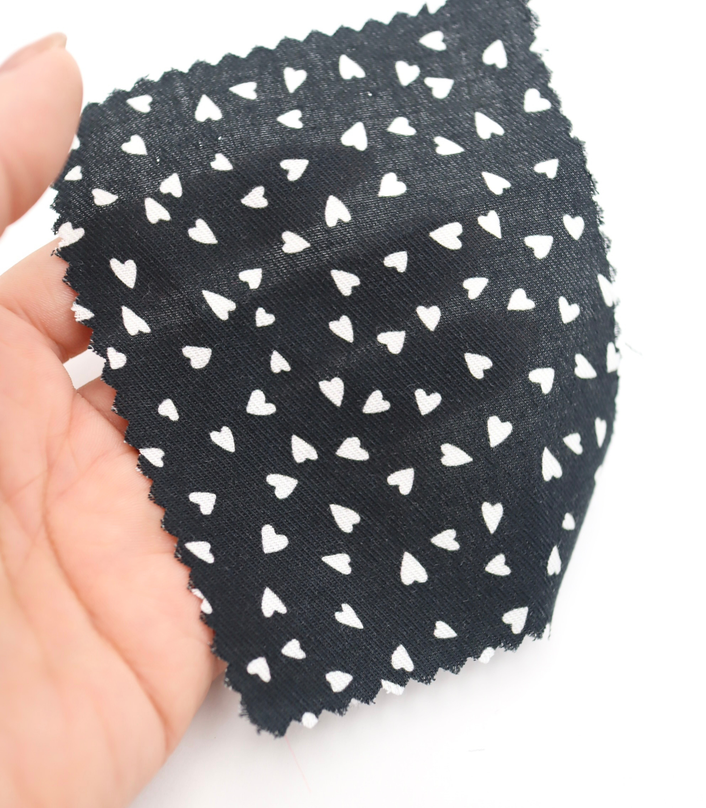 【25SS-047】ハートプリントツイル　/0.5ｙあたり=～885円