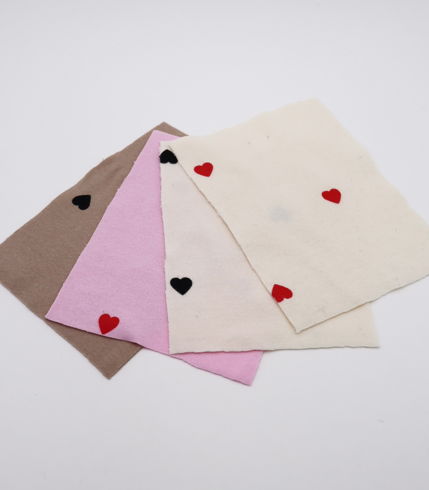 【25SS-025】ハートプリントフライス　/0.5ｙあたり=～900円