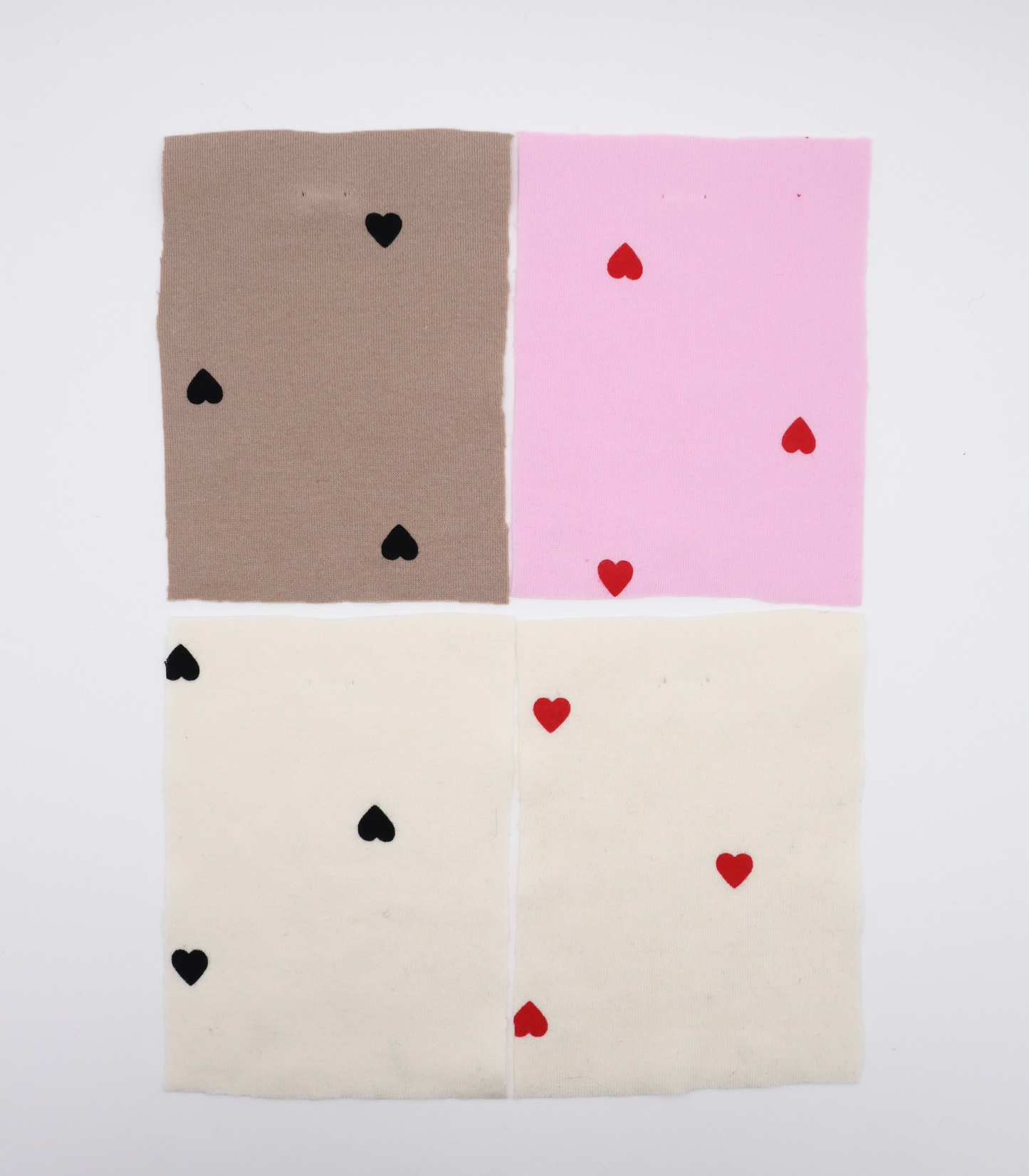 【25SS-025】ハートプリントフライス　/0.5ｙあたり=～900円