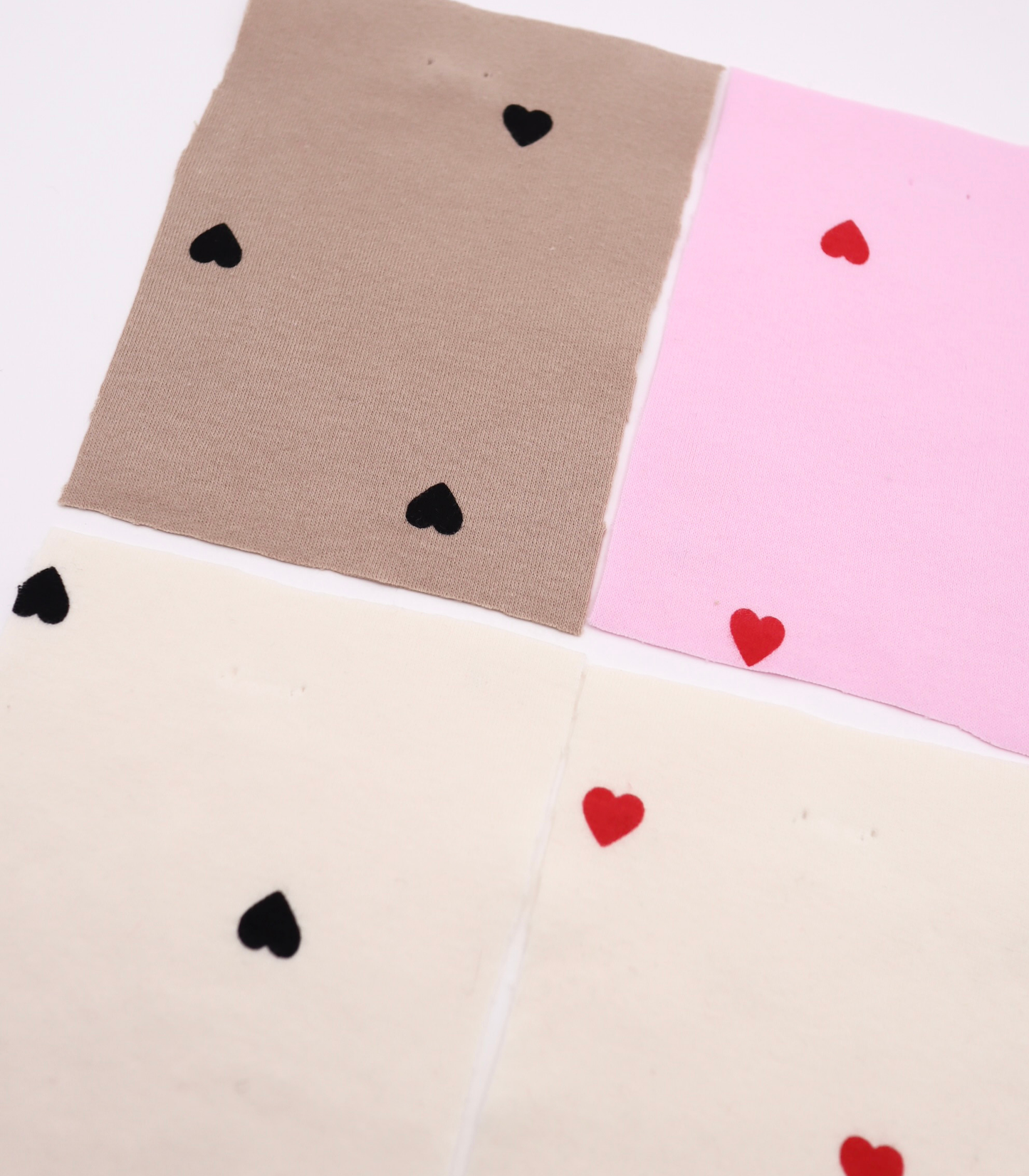 【25SS-025】ハートプリントフライス　/0.5ｙあたり=～900円