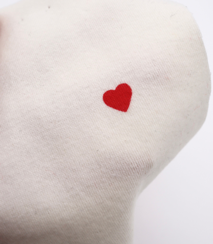 【25SS-025】ハートプリントフライス　/0.5ｙあたり=～900円