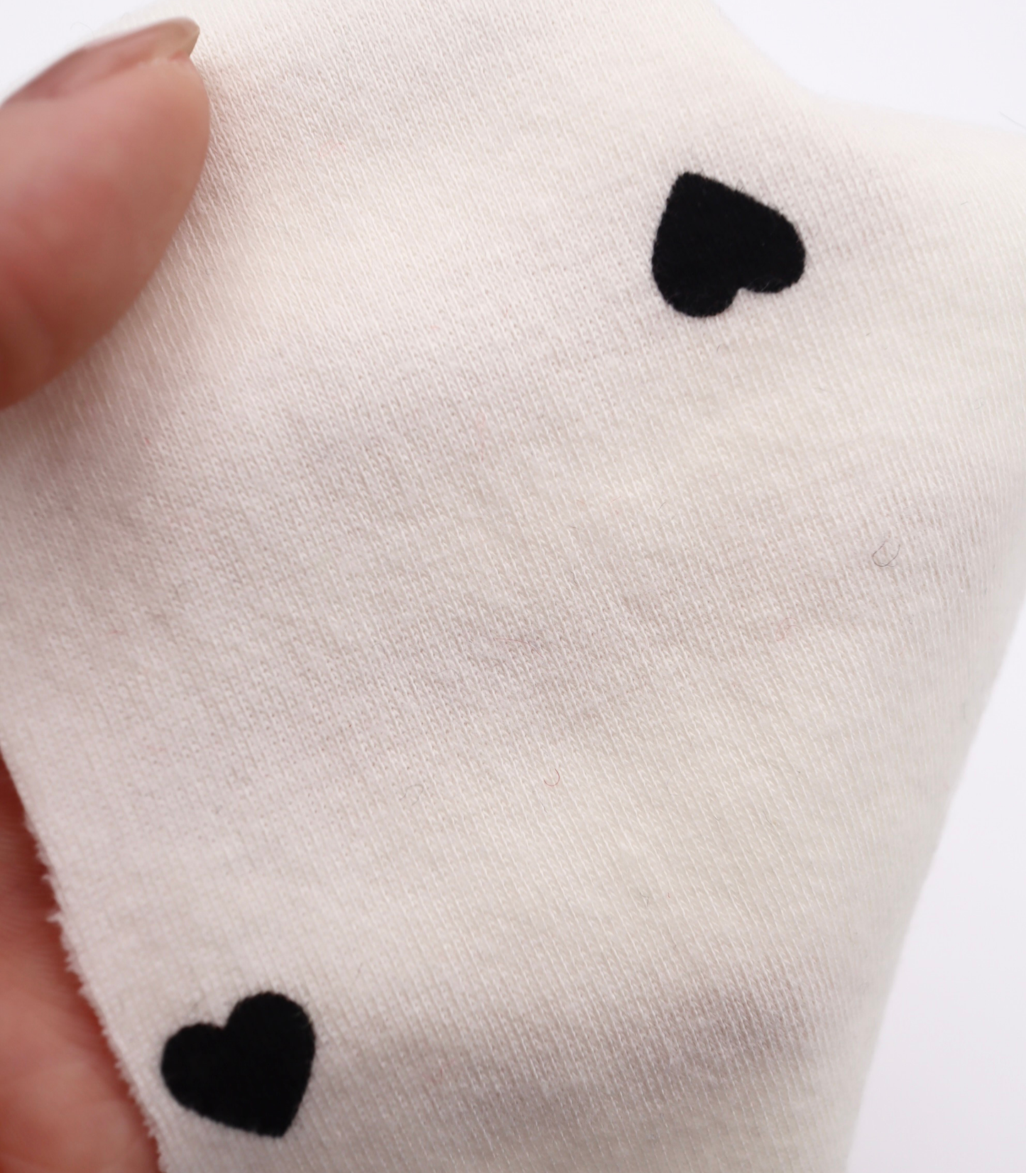 【25SS-025】ハートプリントフライス　/0.5ｙあたり=～900円