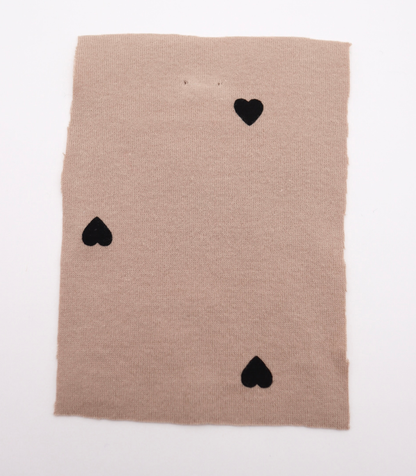 【25SS-025】ハートプリントフライス　/0.5ｙあたり=～900円