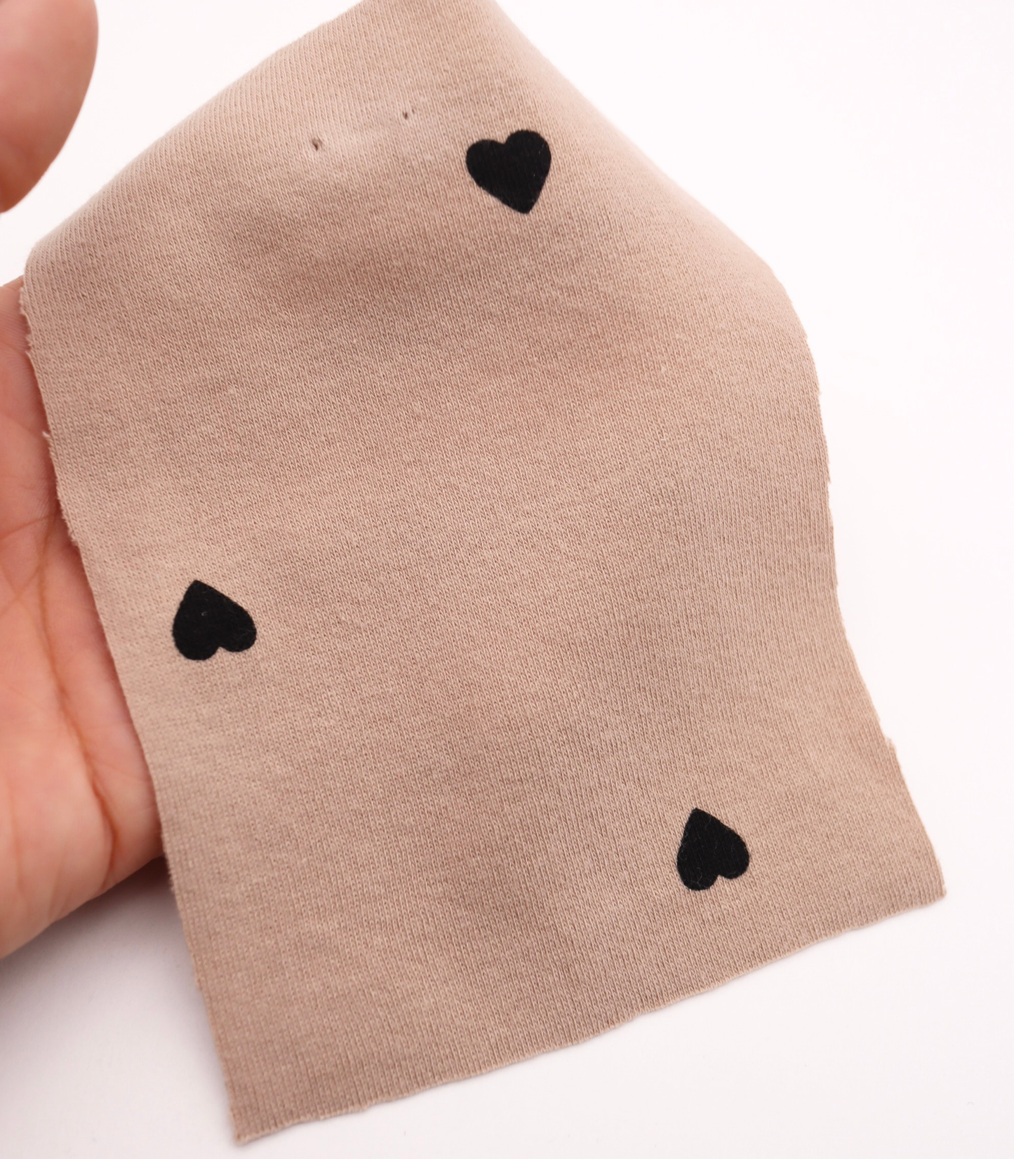 【25SS-025】ハートプリントフライス　/0.5ｙあたり=～900円