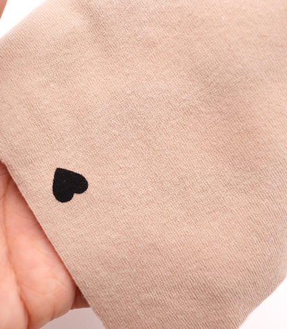 【25SS-025】ハートプリントフライス　/0.5ｙあたり=～900円