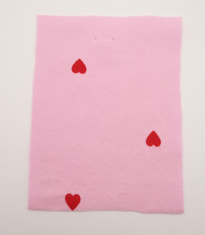 【25SS-025】ハートプリントフライス　/0.5ｙあたり=～900円