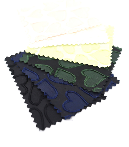 【25SS-041】ぷっくりハートジャガードサテン　/0.5ｙあたり=～865円