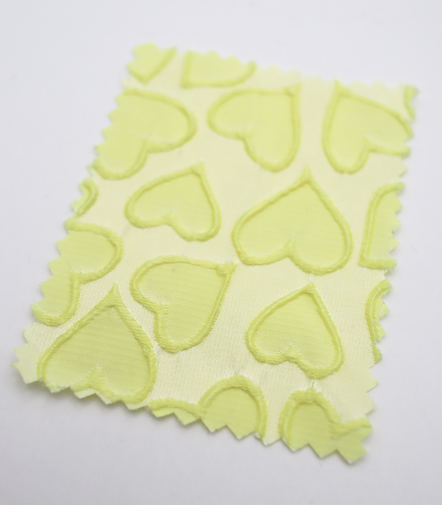 【25SS-041】ぷっくりハートジャガードサテン　/0.5ｙあたり=～865円