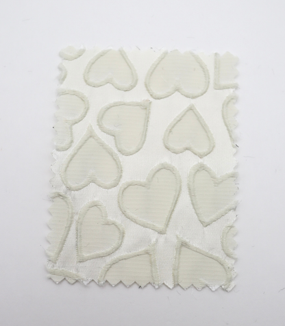 【25SS-041】ぷっくりハートジャガードサテン　/0.5ｙあたり=～865円