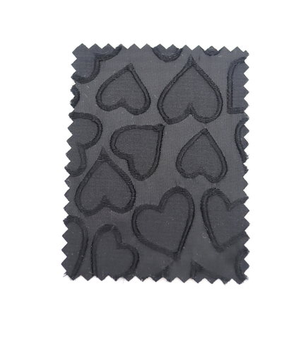 【25SS-041】ぷっくりハートジャガードサテン　/0.5ｙあたり=～865円