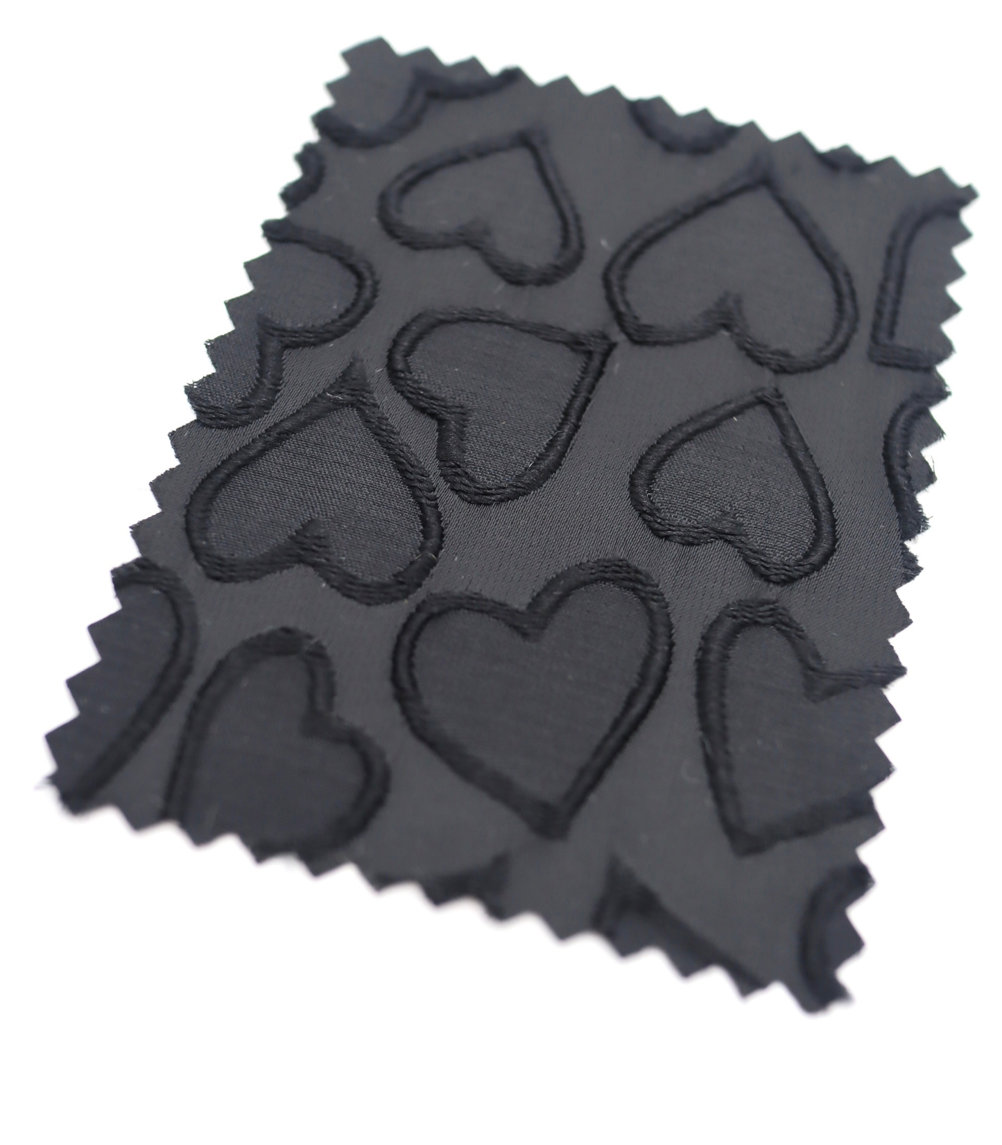 【25SS-041】ぷっくりハートジャガードサテン　/0.5ｙあたり=～865円