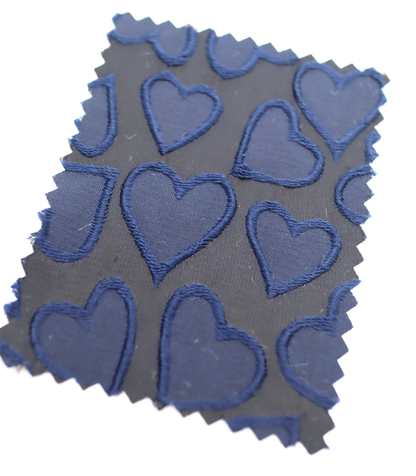 【25SS-041】ぷっくりハートジャガードサテン　/0.5ｙあたり=～865円