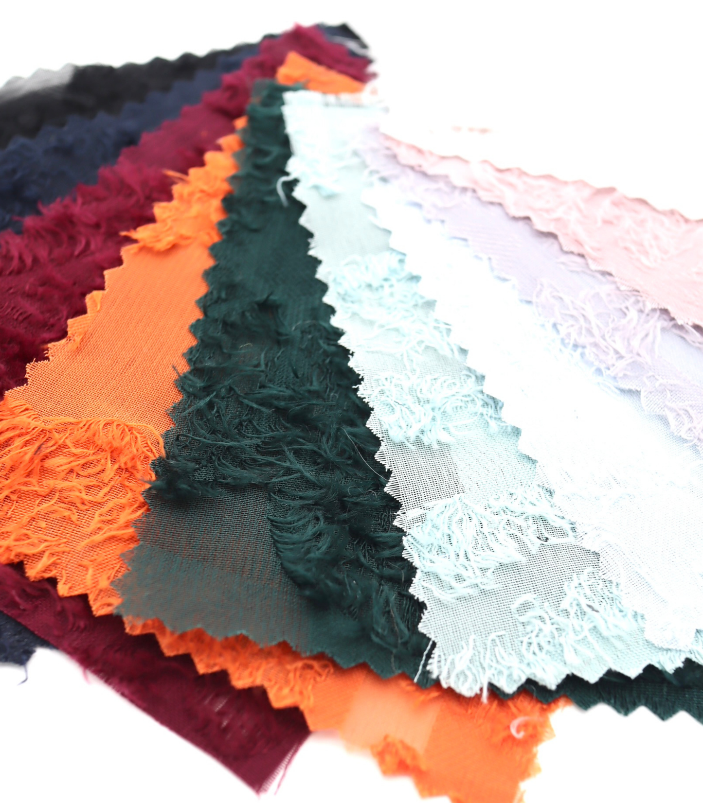 【25SS-305】花柄フリンジジャガードシフォン　/0.5ｙあたり = ～ 785円