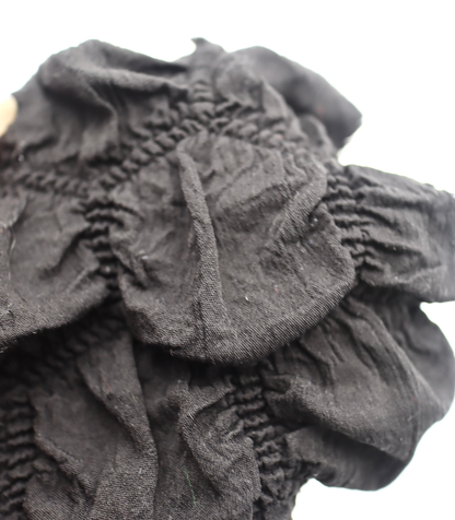 【25SS-213】ぽこぽこ六角形シャーリング加工風二重織ニット　/0.5ｙあたり = ～890円