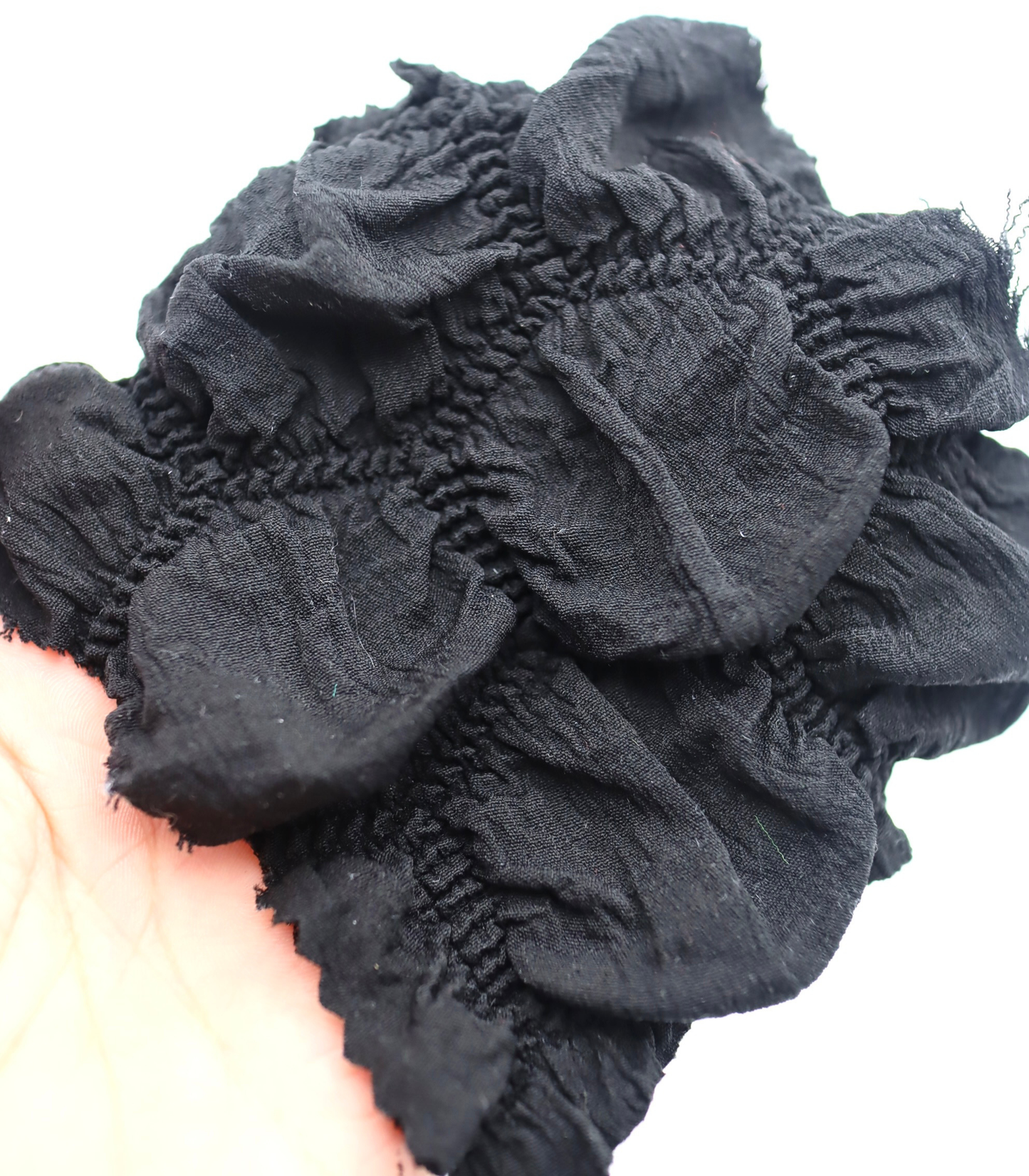 【25SS-213】ぽこぽこ六角形シャーリング加工風二重織ニット　/0.5ｙあたり = ～890円