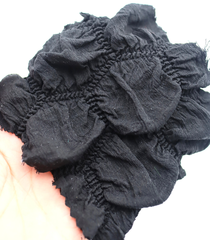 【25SS-213】ぽこぽこ六角形シャーリング加工風二重織ニット　/0.5ｙあたり = ～890円