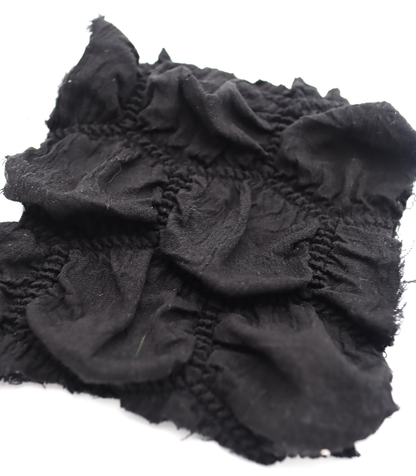 【25SS-213】ぽこぽこ六角形シャーリング加工風二重織ニット　/0.5ｙあたり = ～890円