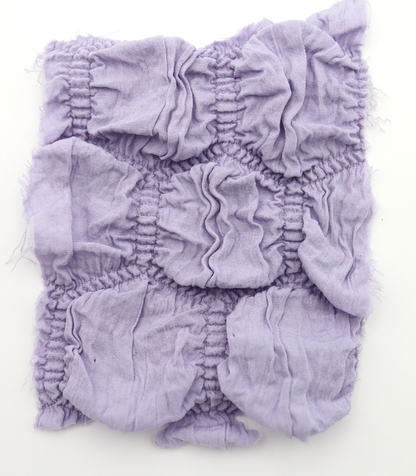 【25SS-213】ぽこぽこ六角形シャーリング加工風二重織ニット　/0.5ｙあたり = ～890円