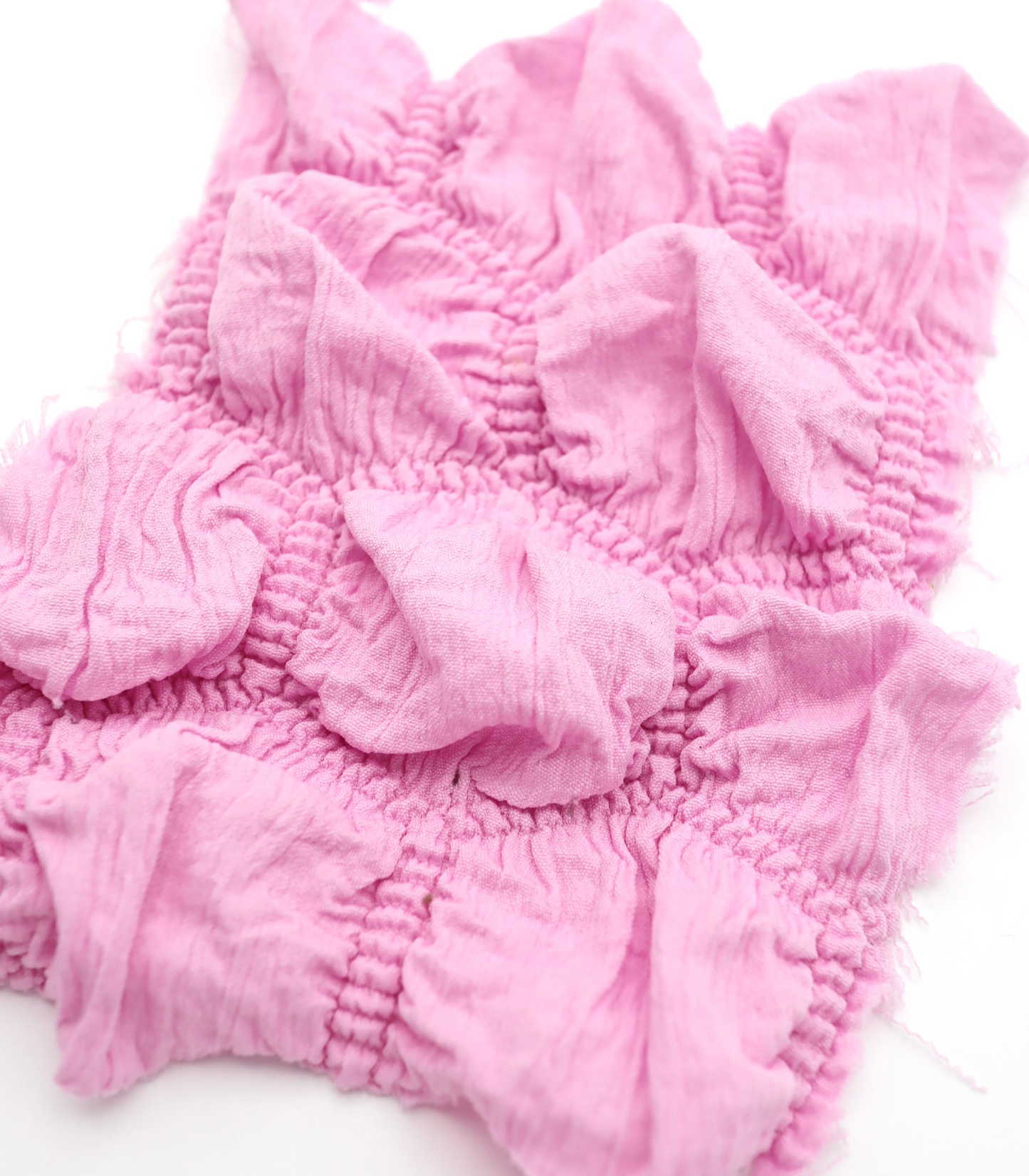 【25SS-213】ぽこぽこ六角形シャーリング加工風二重織ニット　/0.5ｙあたり = ～890円