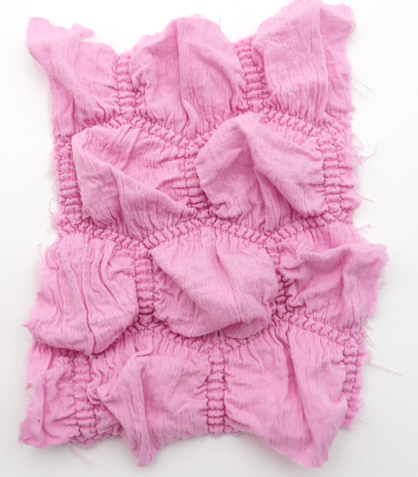 【25SS-213】ぽこぽこ六角形シャーリング加工風二重織ニット　/0.5ｙあたり = ～890円