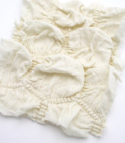 【25SS-213】ぽこぽこ六角形シャーリング加工風二重織ニット　/0.5ｙあたり = ～890円