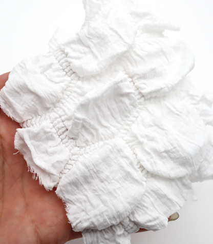 【25SS-213】ぽこぽこ六角形シャーリング加工風二重織ニット　/0.5ｙあたり = ～890円