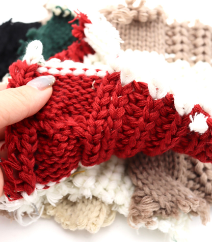 【25SS-106】ローゲージボーダーケーブルニット　/0.5ｙあたり = ～1950円