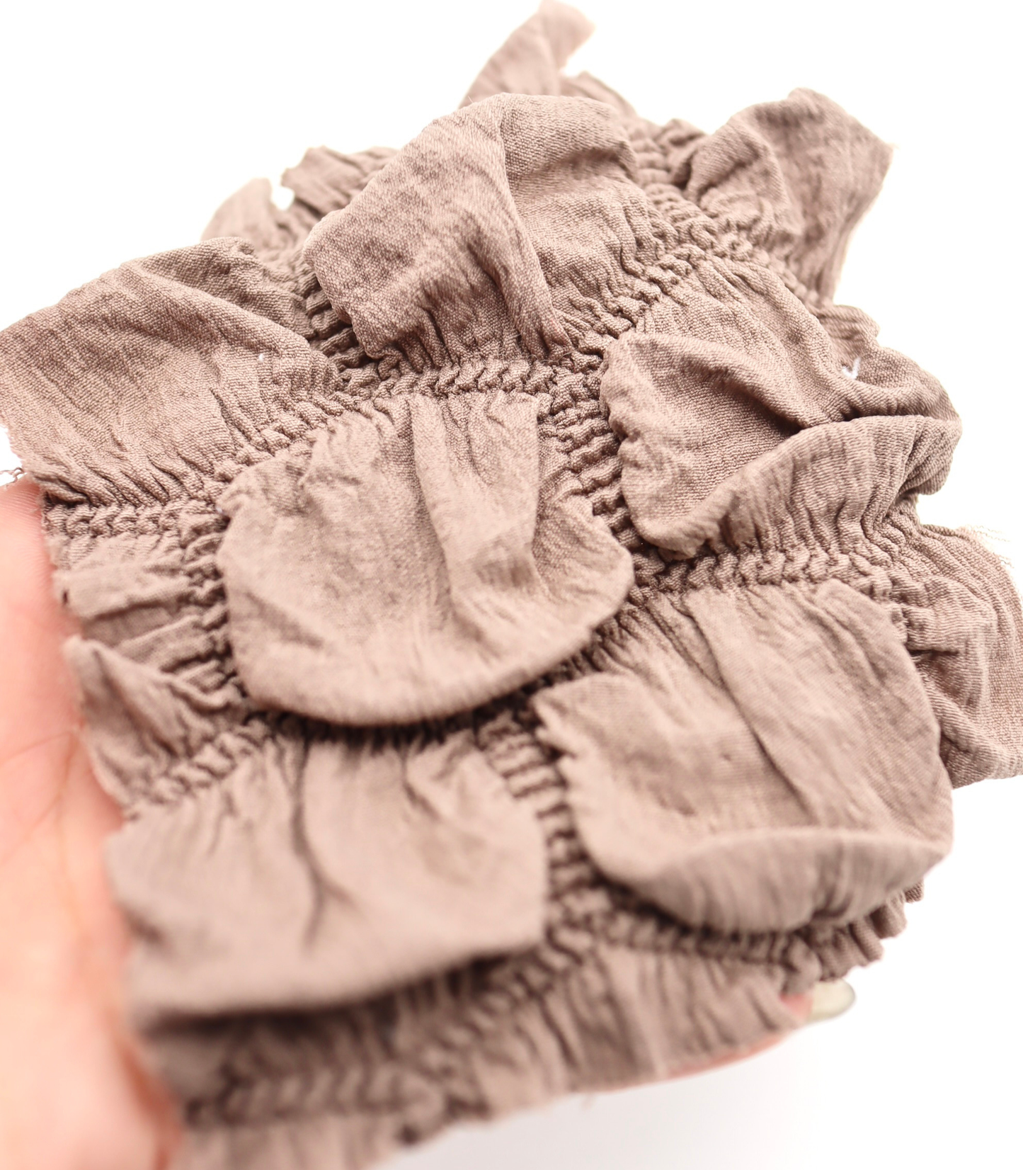 【25SS-213】ぽこぽこ六角形シャーリング加工風二重織ニット　/0.5ｙあたり = ～890円