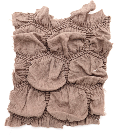 【25SS-213】ぽこぽこ六角形シャーリング加工風二重織ニット　/0.5ｙあたり = ～890円