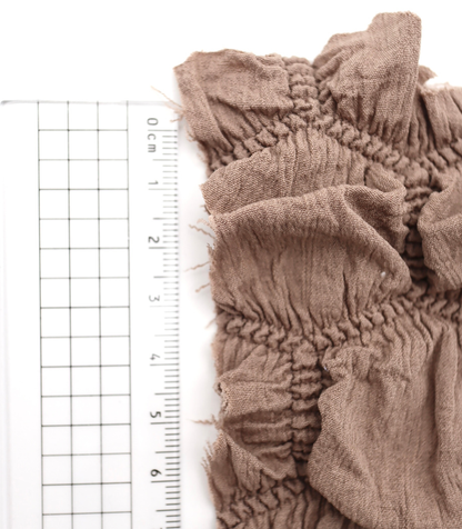 【25SS-213】ぽこぽこ六角形シャーリング加工風二重織ニット　/0.5ｙあたり = ～890円