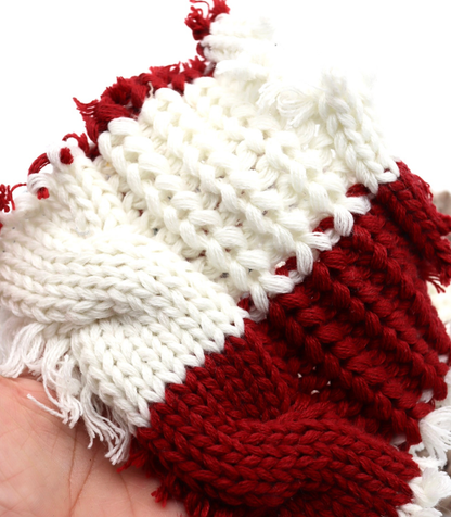 【25SS-106】ローゲージボーダーケーブルニット　/0.5ｙあたり = ～1950円