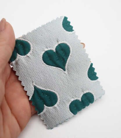 【25SS-040】ハートジャガードサテン　/0.5ｙあたり=～1025円