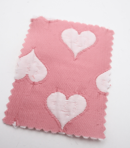 【25SS-040】ハートジャガードサテン　/0.5ｙあたり=～1025円