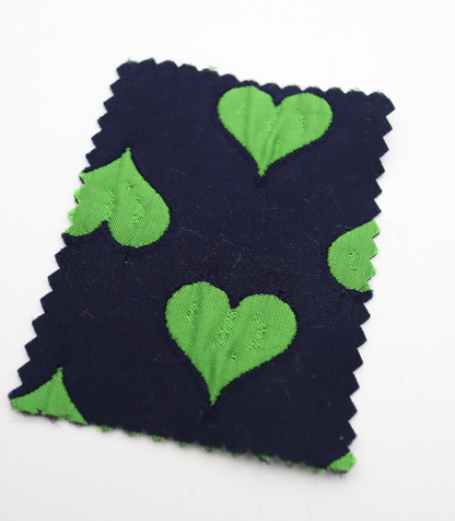 【25SS-040】ハートジャガードサテン　/0.5ｙあたり=～1025円