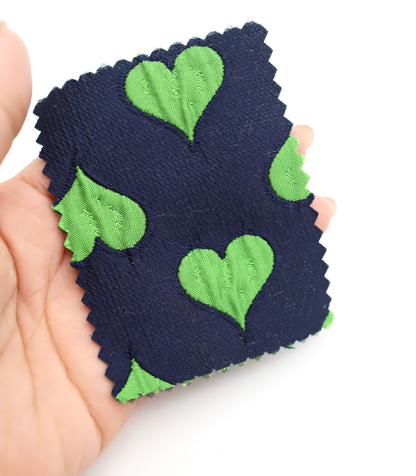 【25SS-040】ハートジャガードサテン　/0.5ｙあたり=～1025円