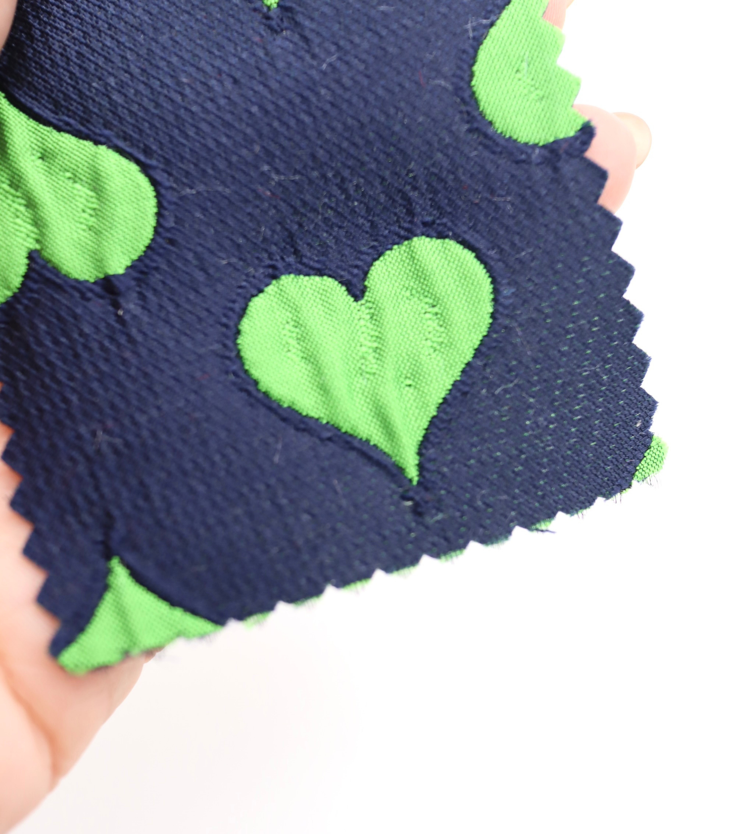 【25SS-040】ハートジャガードサテン　/0.5ｙあたり=～1025円