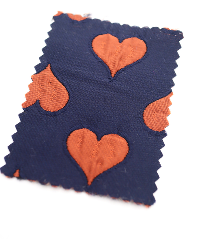 【25SS-040】ハートジャガードサテン　/0.5ｙあたり=～1025円