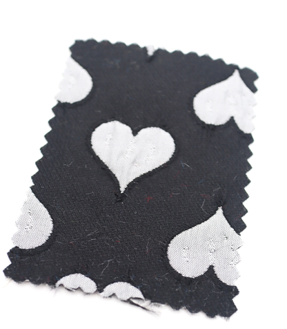 【25SS-040】ハートジャガードサテン　/0.5ｙあたり=～1025円