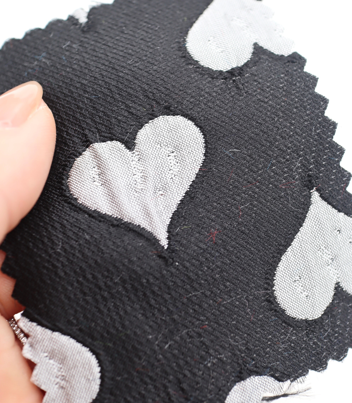 【25SS-040】ハートジャガードサテン　/0.5ｙあたり=～1025円