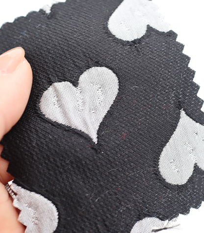 【25SS-040】ハートジャガードサテン　/0.5ｙあたり=～1025円