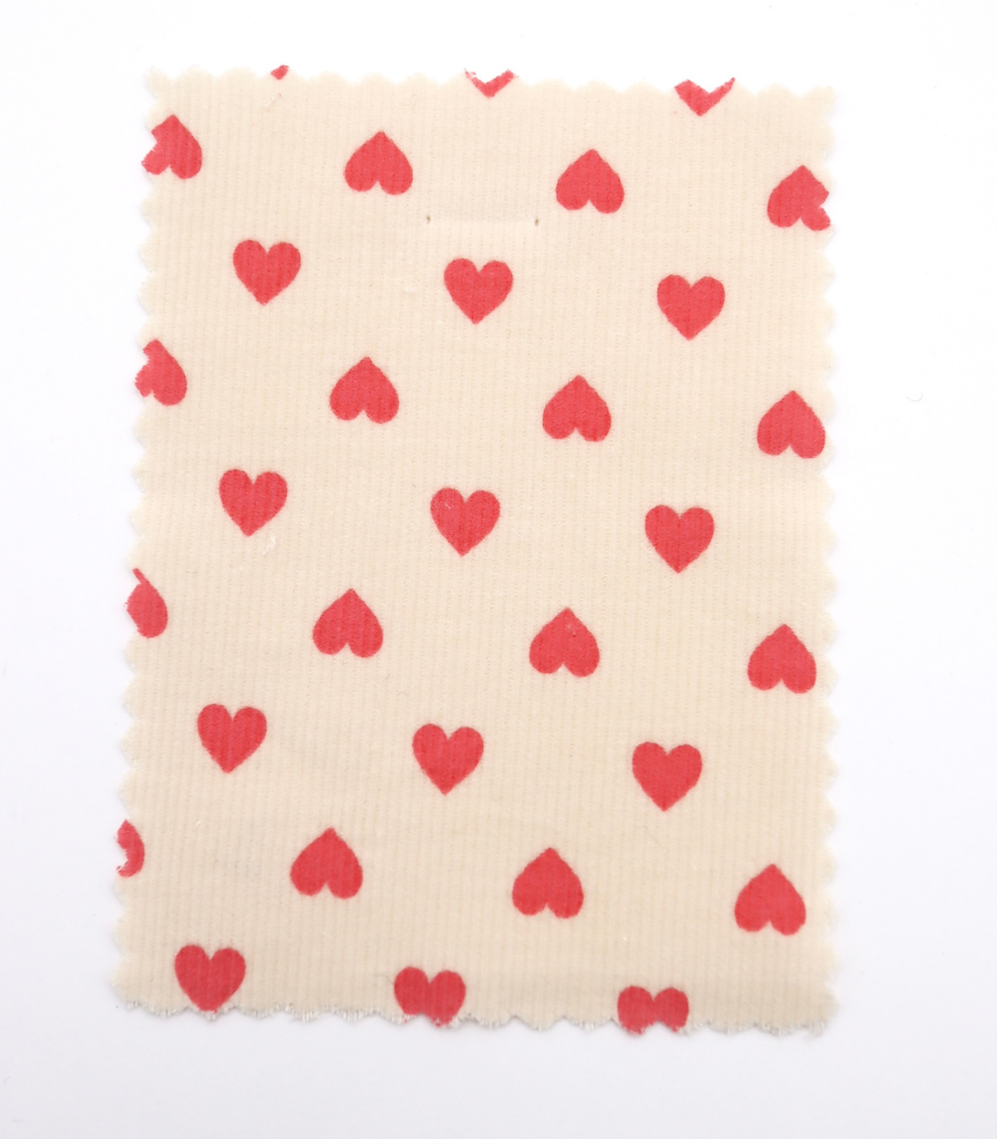 【25SS-024】プチハートプリントコーデュロイ　/0.5ｙあたり=～785円