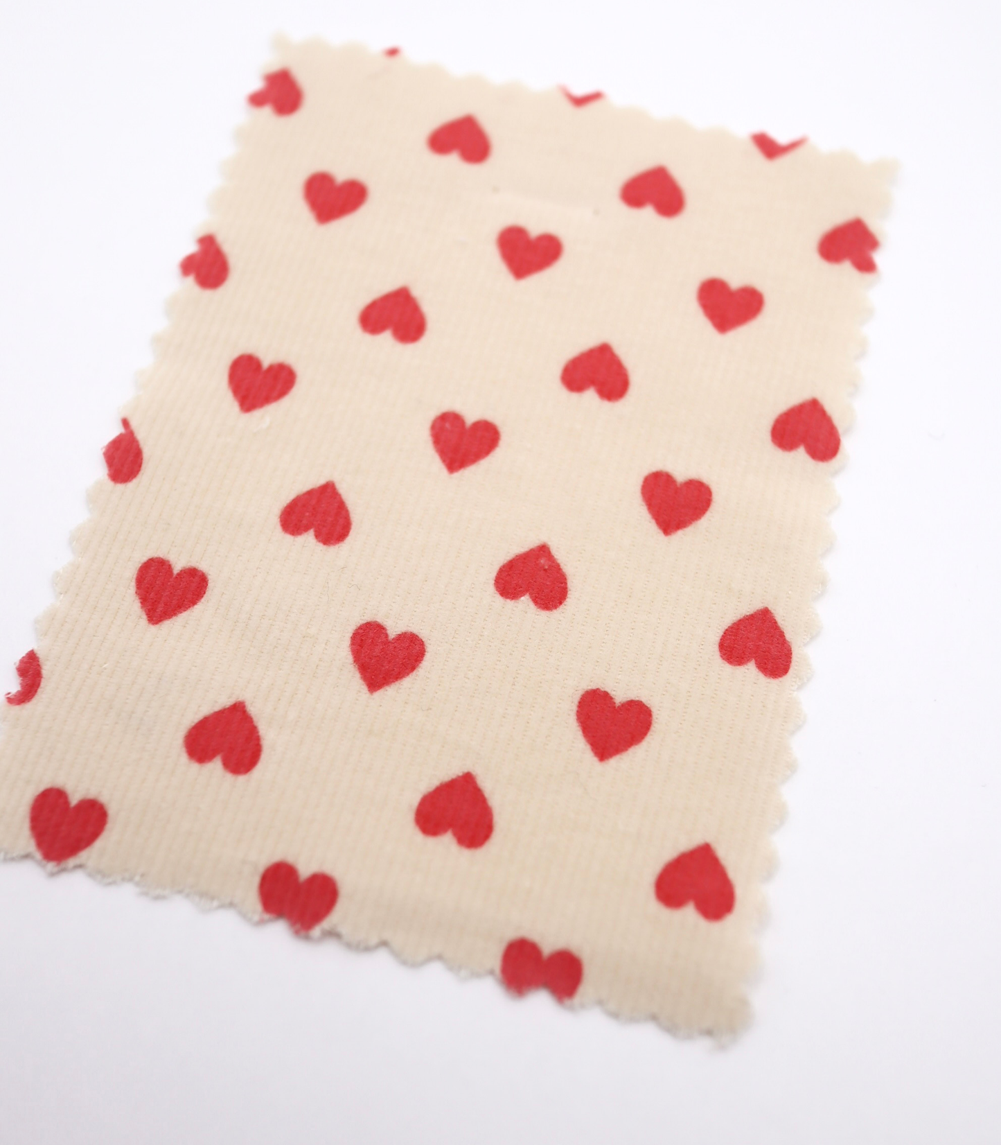 【25SS-024】プチハートプリントコーデュロイ　/0.5ｙあたり=～785円