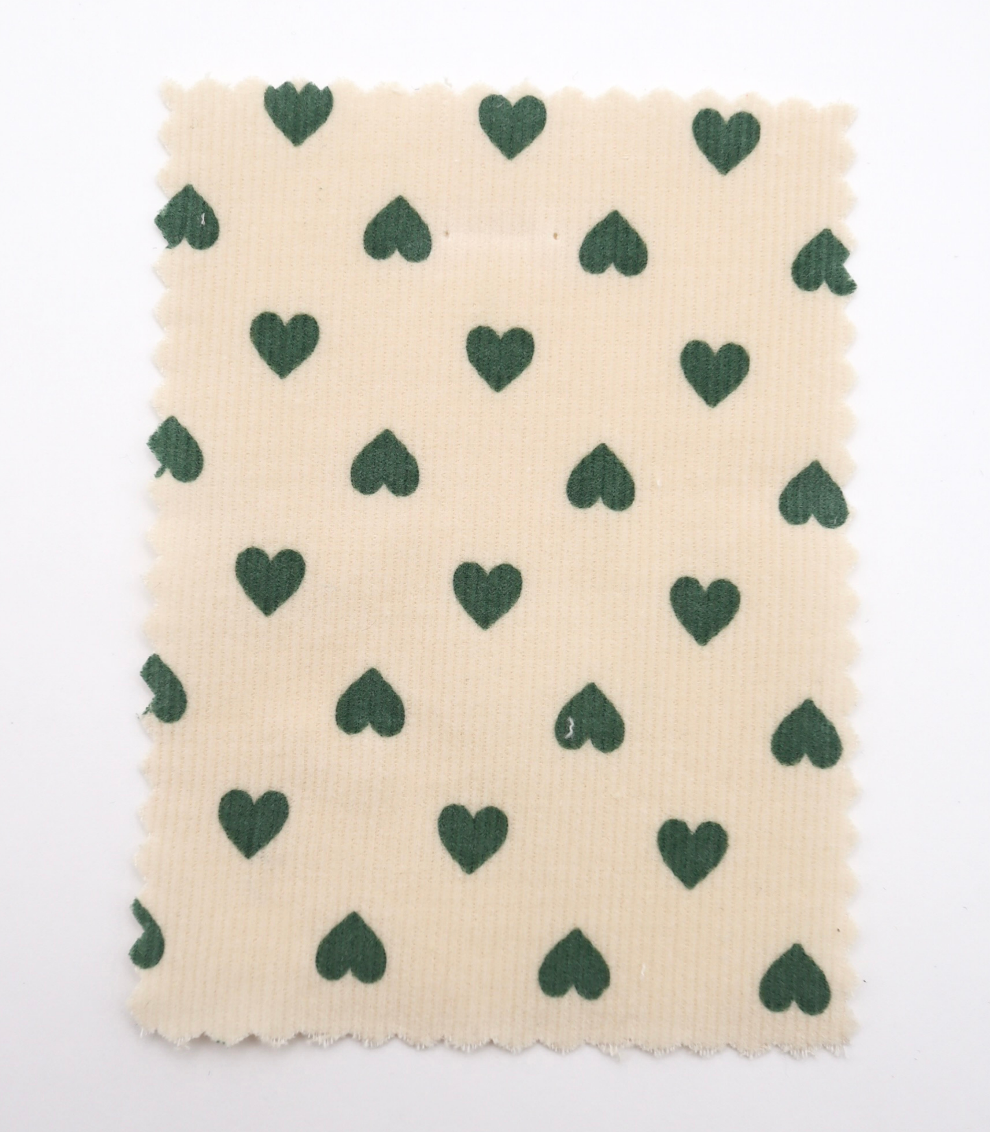 【25SS-024】プチハートプリントコーデュロイ　/0.5ｙあたり=～785円