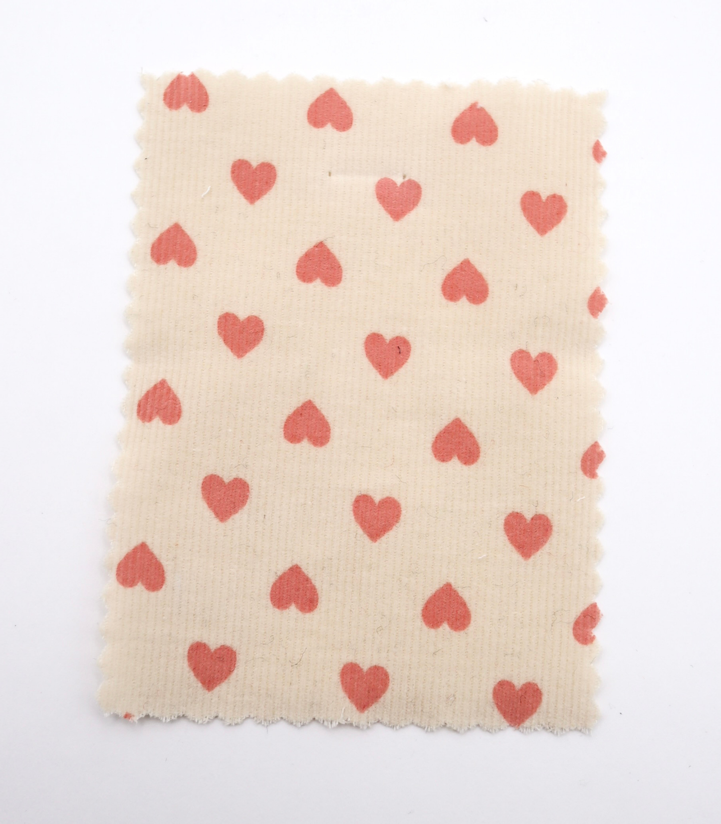 【25SS-024】プチハートプリントコーデュロイ　/0.5ｙあたり=～785円