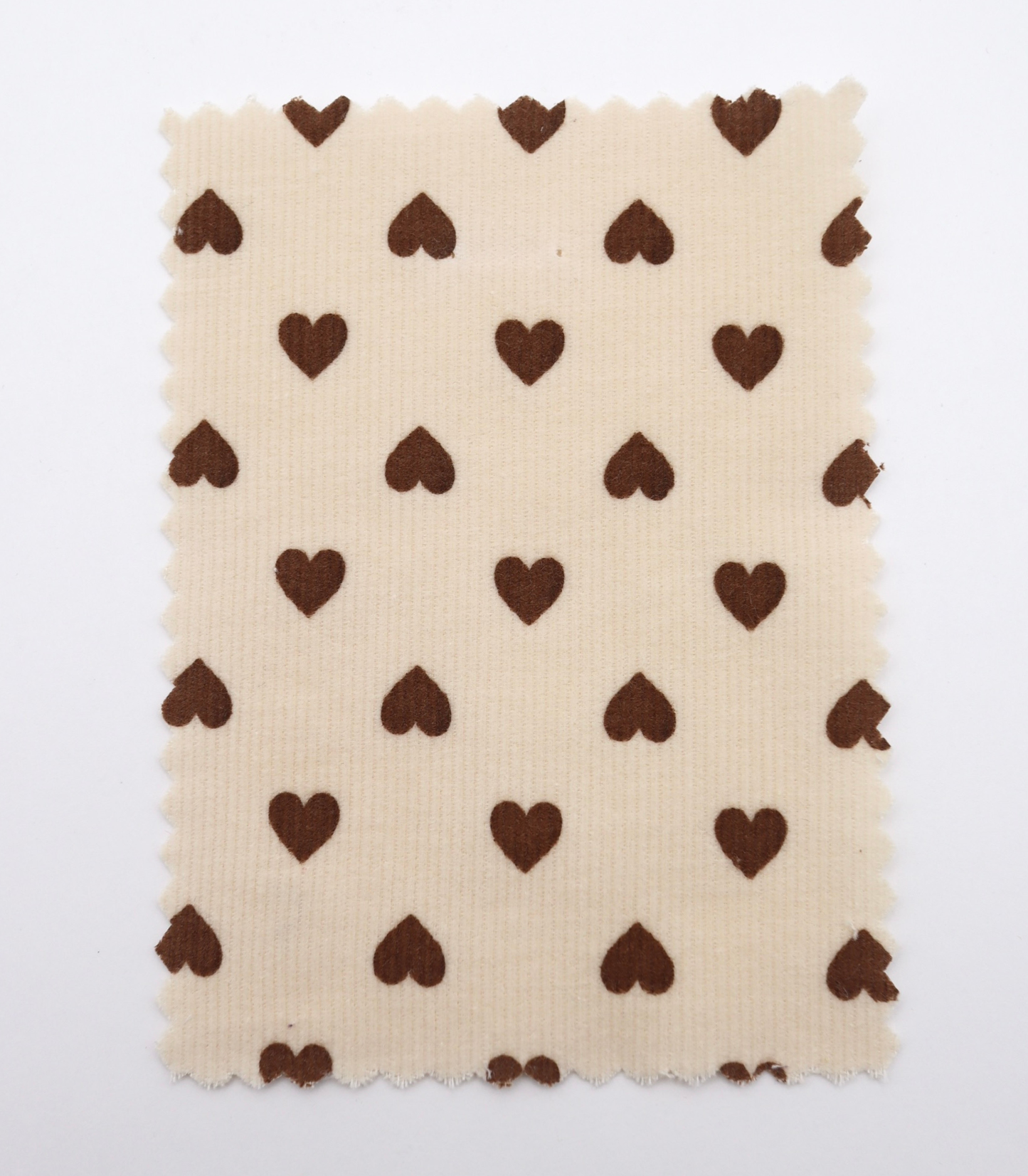 【25SS-024】プチハートプリントコーデュロイ　/0.5ｙあたり=～785円