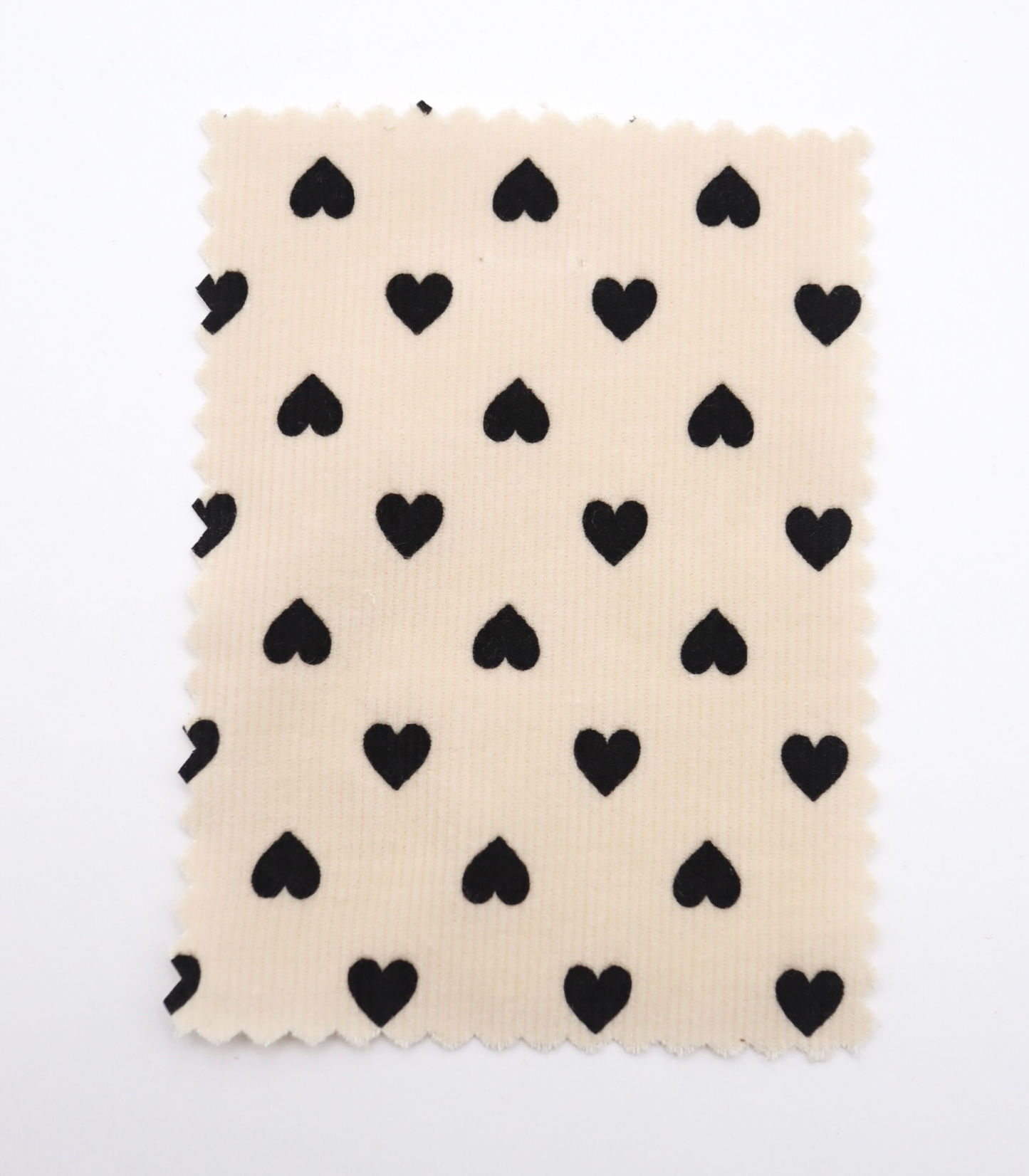 【25SS-024】プチハートプリントコーデュロイ　/0.5ｙあたり=～785円